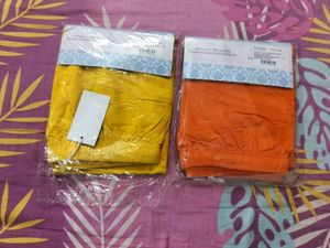 New Pack of 2 Leggings (Yellow & Orange)💛🧡