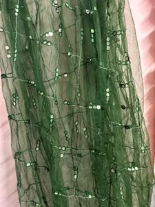 Vibrant Pink & Green Duppatta combo