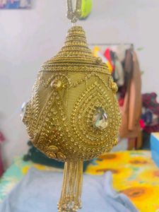 Elegant Gold Clutch