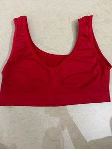 Combo Set  Bra Light Weight Red And Black