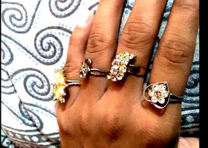Jewelry Set: Rings, Necklace &amp; Earrings