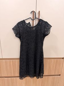 Elegant Black Lace Dress