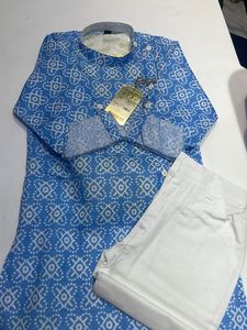 Printed Kurta Pajama For Kids