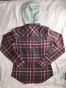 Hooded Flannel Shirt