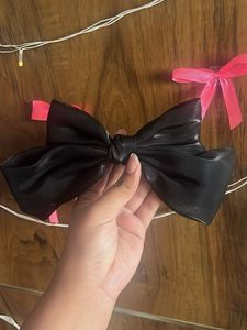 Cute Black Bow Hair Clip