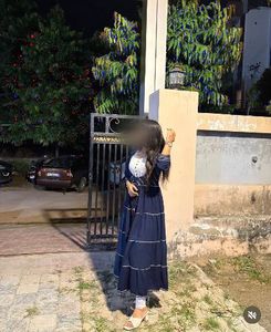 Elegant Blue Maxi Dress