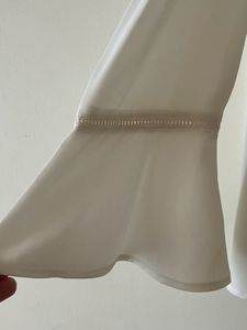Shoulder Cut With Bell Sleeves Top