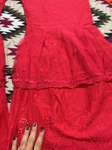 Party wear Red Garara (price Drop 🥳)