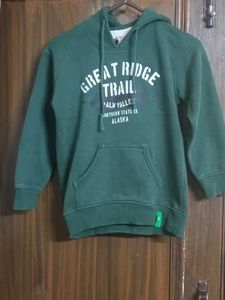Green Graphic Hoodie