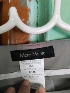 Offer prices,Length 36,Stylish Grey Zip Detail Pan