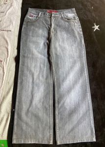 baggy unisex y2k grey wash jeans