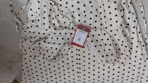 Polka dot Aline tea dress