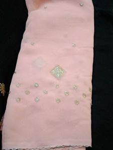 Peach party Saree