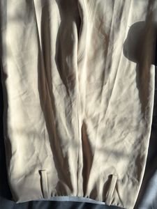 Classic Beige Wide-Leg Trousers