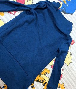 Blue Zip-Up Jacket with Faux Fur Collar