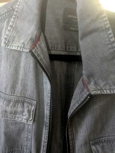 Jack &amp; Johns Denim Jacket/ Branded Y2K Overshir