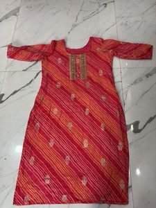 Vibrant Striped Kurta