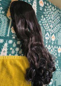 hair extensions and beautiful Punjabi paranda with