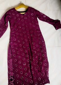 Elegant Embroidered Kurta
