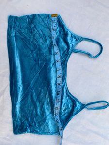 Teal Velvet Cami Top fix price