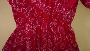Femvy Anarkali Fit &amp; Flare Tiered Midi Dress