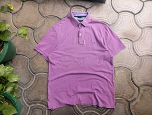 Tommy Hilfiger Men's Purple Polo Shirt