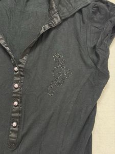 Madame’s Black Embellished Top