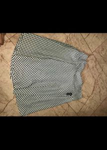 Gingham Check Mini skirt