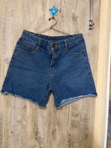 Classic Blue Denim Shorts