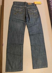 Vintage Y2K Medium Blue Straight Leg Unisex Jeans