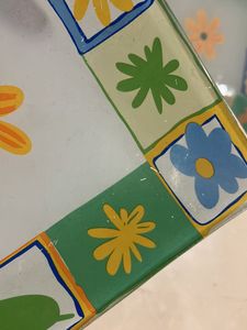 Aesthetic green serving plates