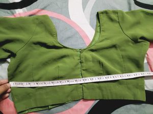 Solid Green Blouse