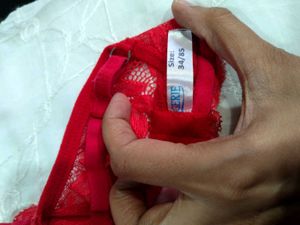 Red Lace Bra and Panty Set