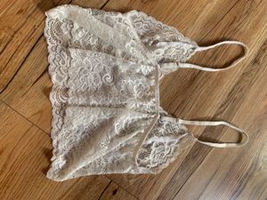 White Lace Cami Tank Top