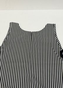 Striped Apron stylish tie up -Top