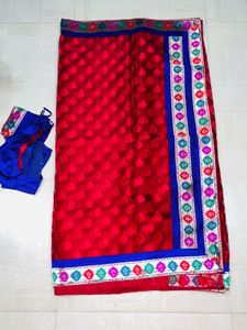 Beautiful elegant Red Saree