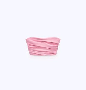 Zara Bustier Corset Pink Top
