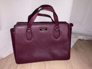 Kate Spade Burgundy Leather Satchel