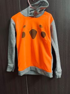 brand new orange and grey hoodie for sale