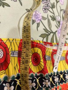 Vibrant Floral Print Kurta