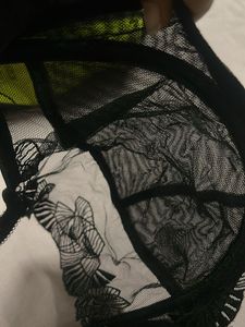 Black Lace Bra