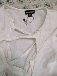 White Bow Romper