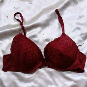 new Burgundy  Bra