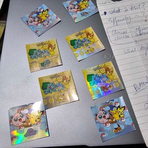 Pokemon 7Eleven freebie stickers (2024) -Full set