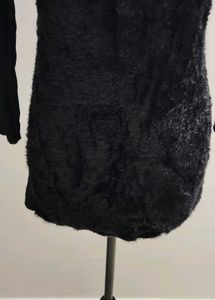 Black Fuzzy long sleeves
