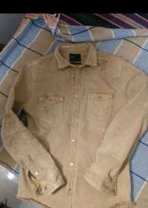 Distressed Tan Western Shirt
