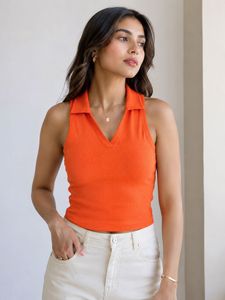 The Souled store orange top