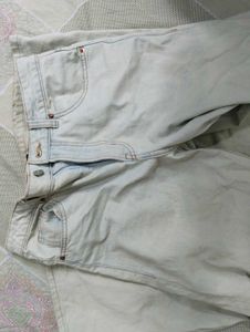 On Sale H&amp;m Baggy Cotton Low Rise Jeans