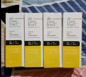 (Pack of 4) Deconstruct Gel Sunscreen SPF 55+ PA +