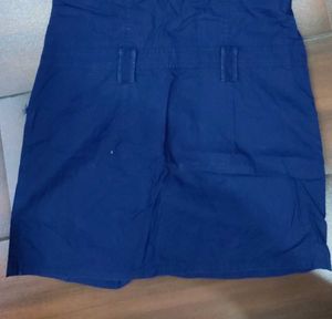 Chic Blue Utility Dress